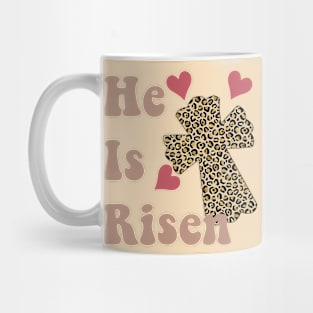 He is Risen, Easter design Mug